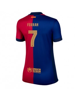 Billige Barcelona Ferran Torres #7 Hjemmedrakt Dame 2024-25 Kortermet